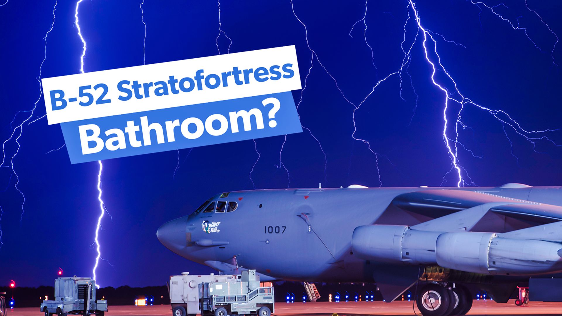 Υπάρχει μπάνιο στο B-52 Stratoforress;